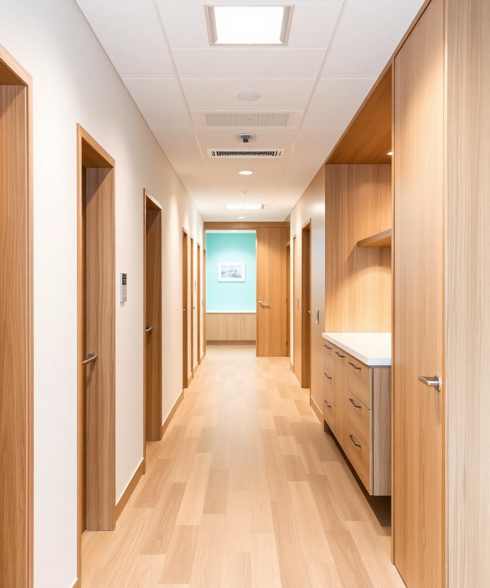 Clinic hallway